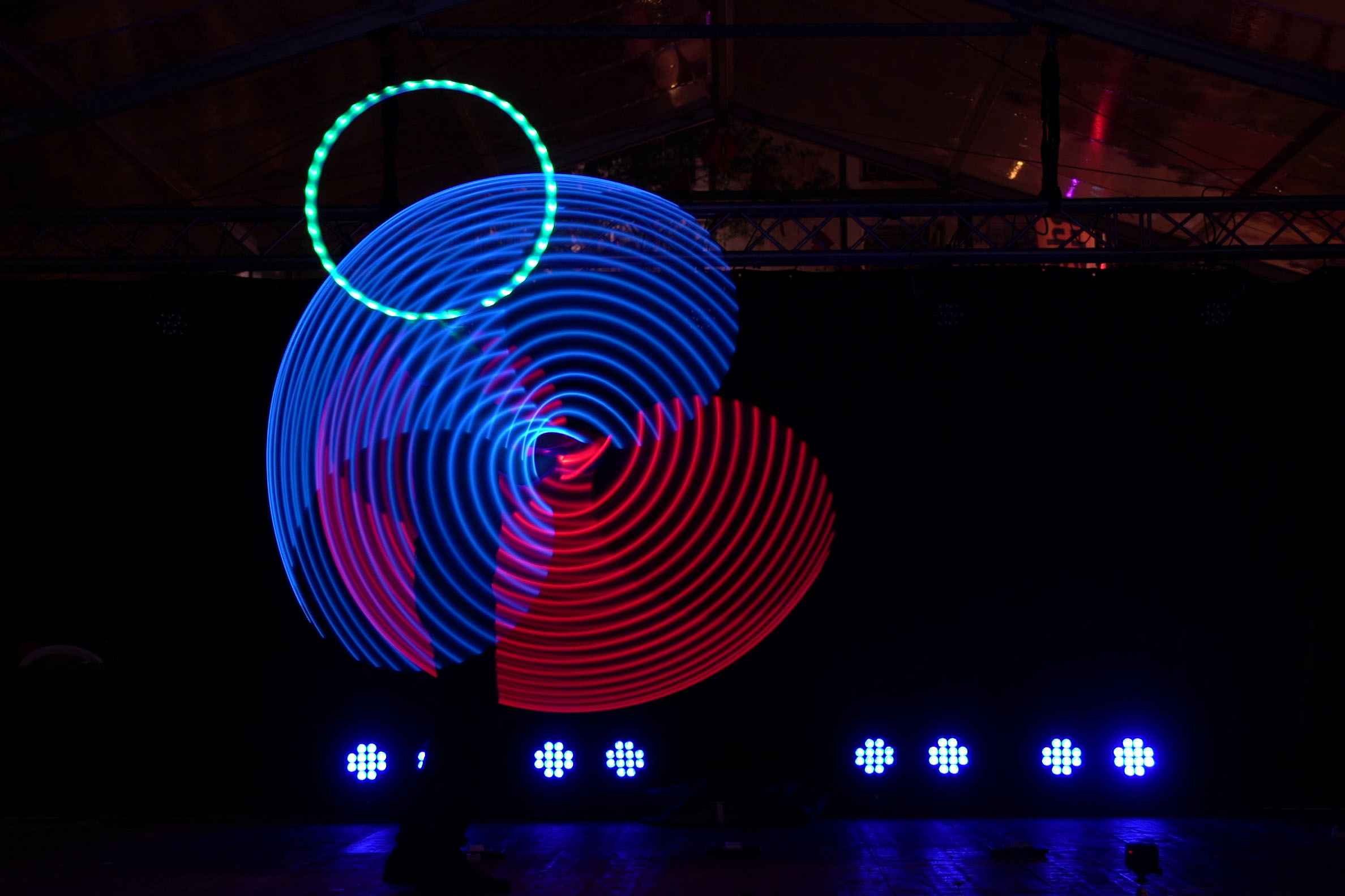 LED-Hoop-Show coloro