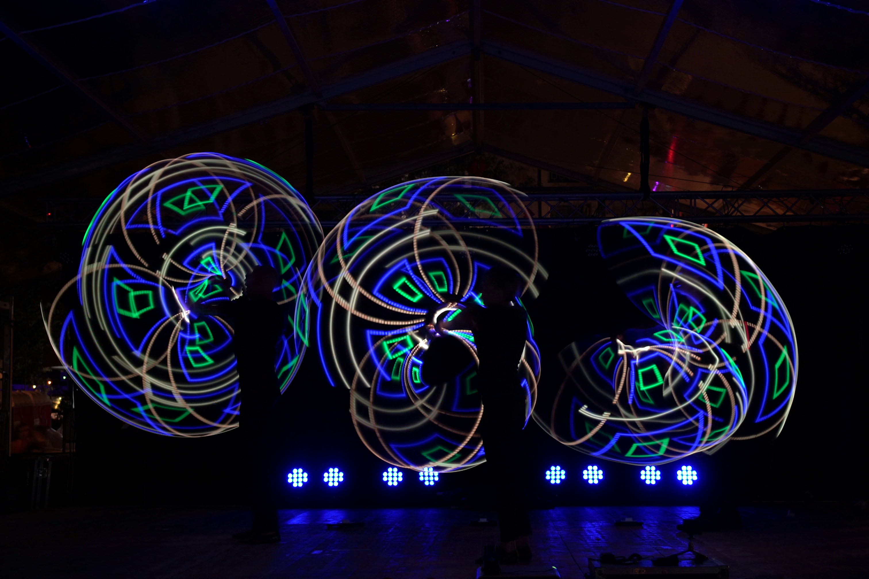 LED-Hoop-Show coloro