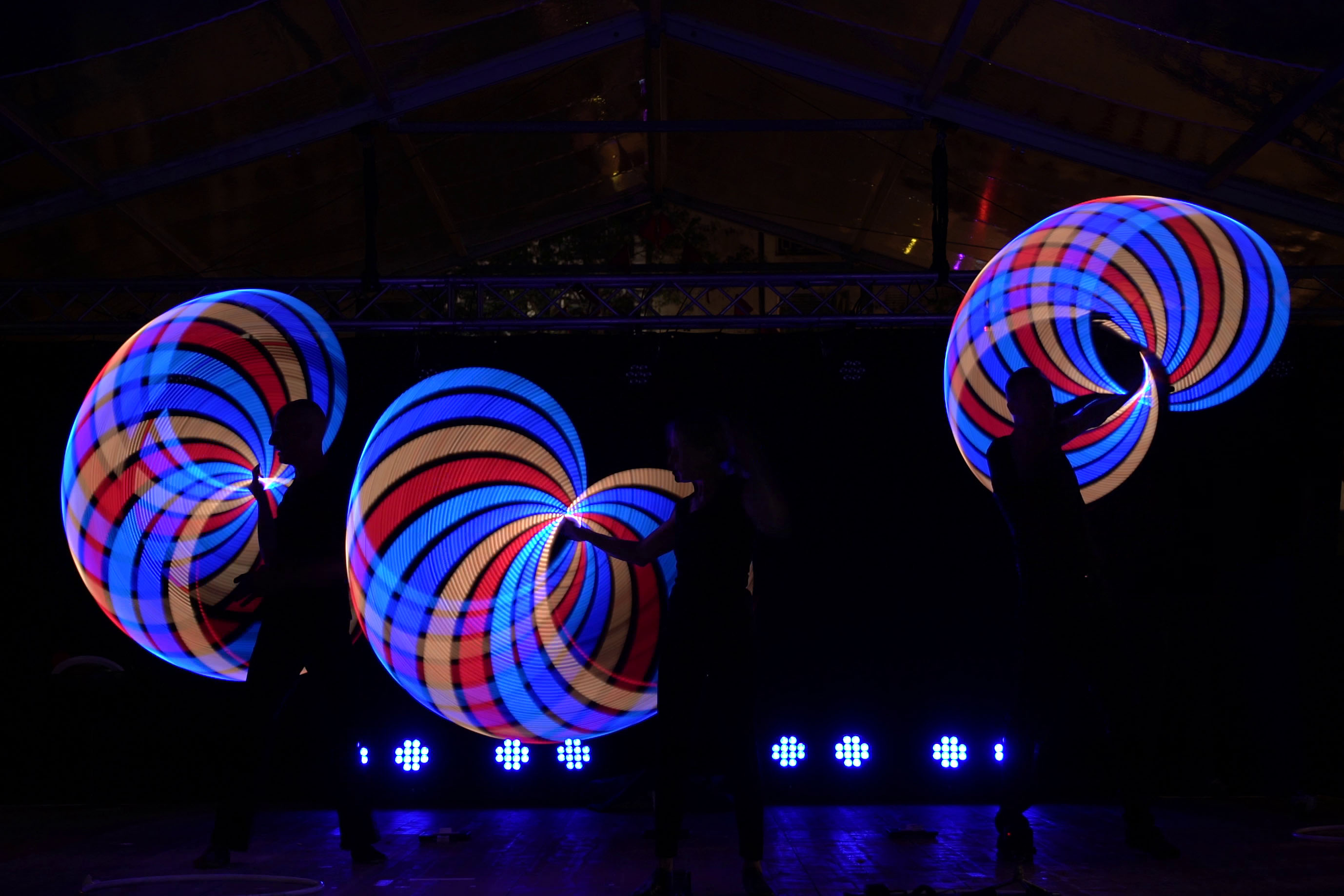 LED-Hoop-Show coloro